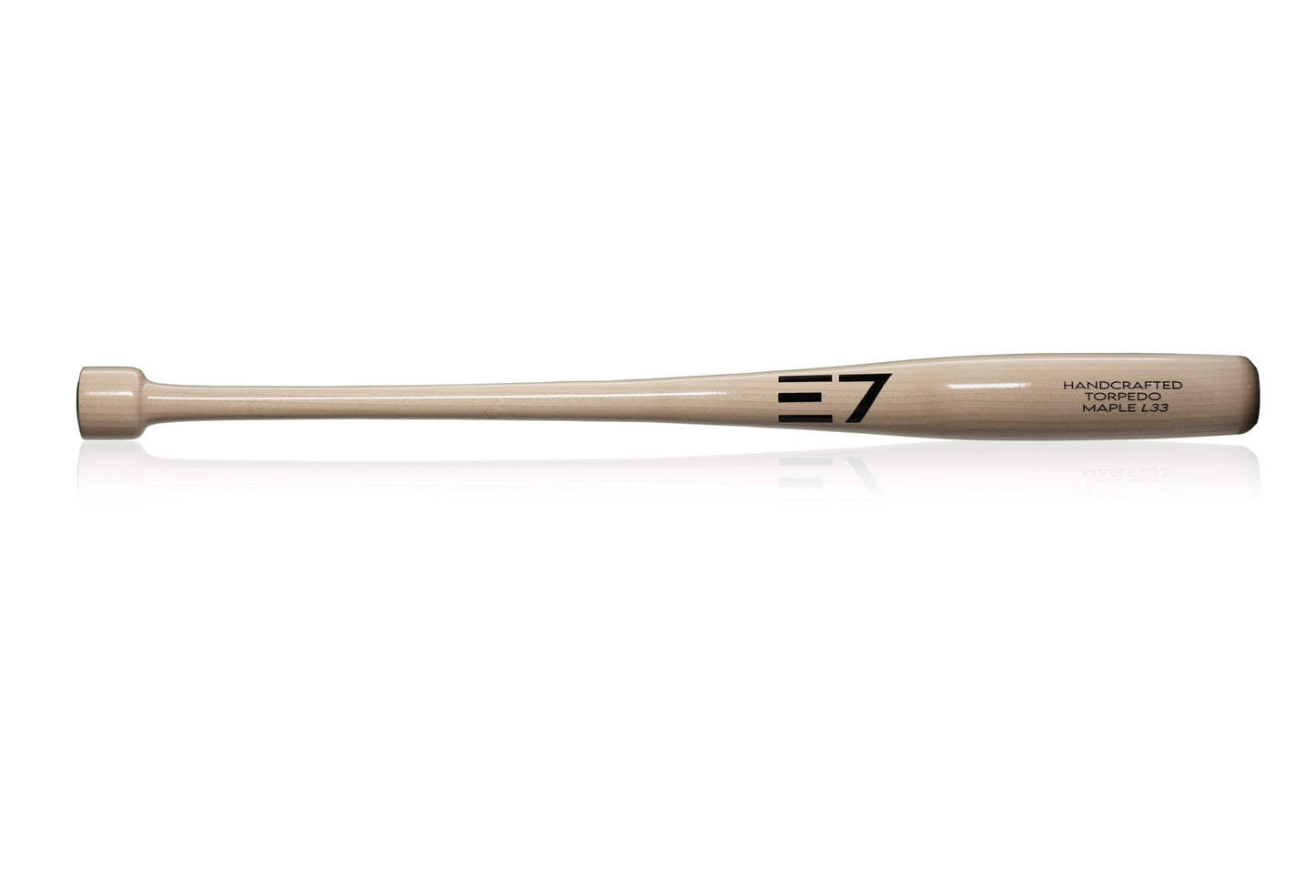 Baseball bat with 'E7' branding on a white background