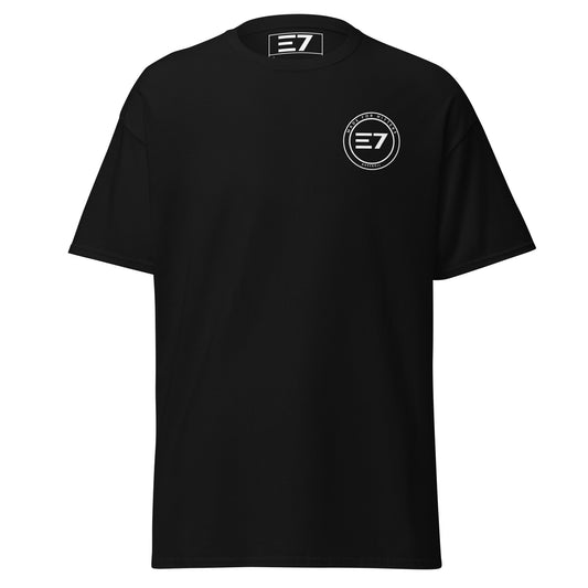 T-Shirt E7 "Badge" Black Front