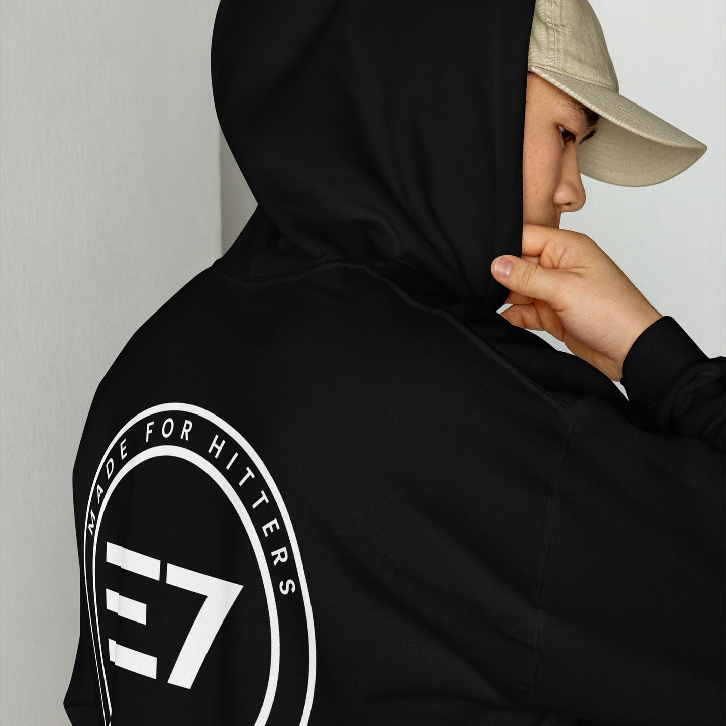 Hoodie E7 "Badge" Black