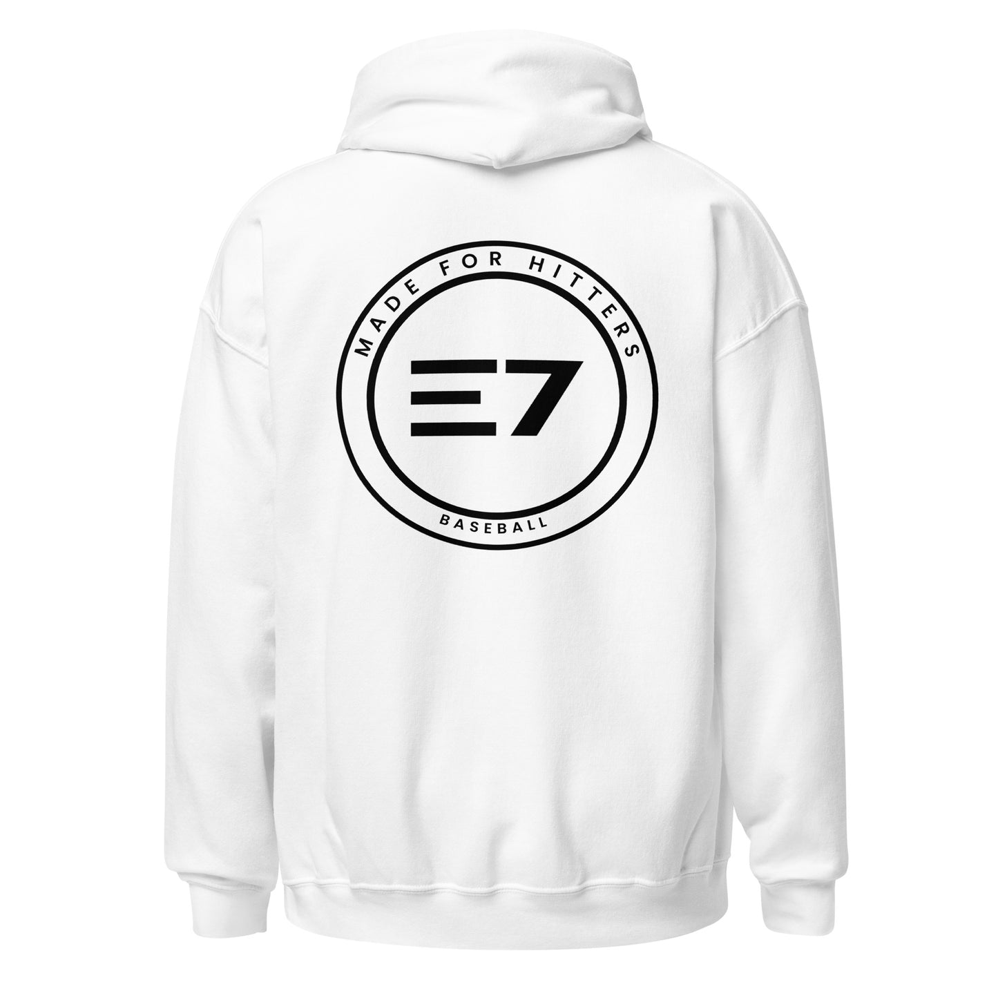 Hoodie E7 "Badge" White