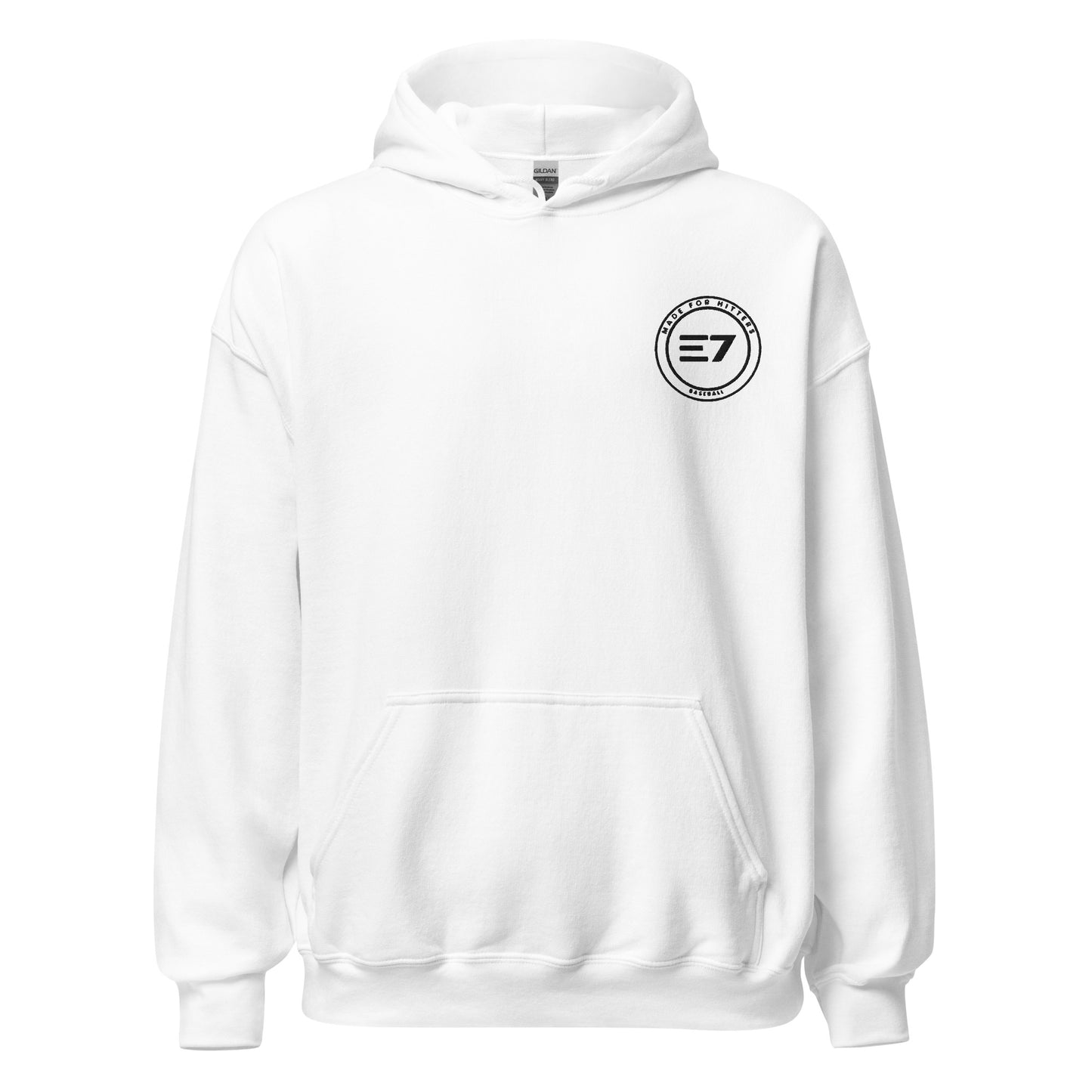 Hoodie E7 "Badge" White