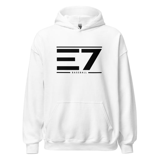 Hoodie E7 Baseball White